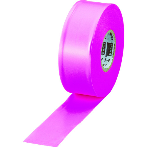 【TRUSCO】ＴＲＵＳＣＯ　目印テープ　３０ｍｍＸ５０ｍ　ピンク